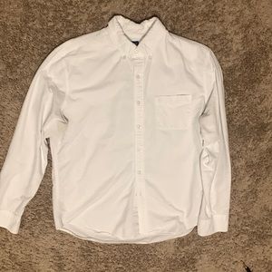 J Crew Flex Large White Button Down